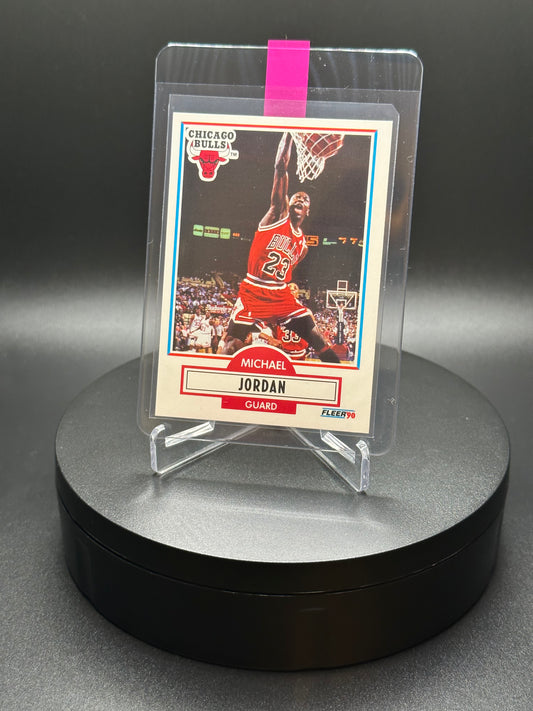 1990-91 Fleer #26 Michael Jordan UER Rare Bulls Legend