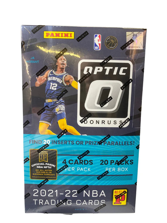 2021-22 Panini Donruss Optic Hobby Tmall Asia Exclusive Factory Sealed Box.