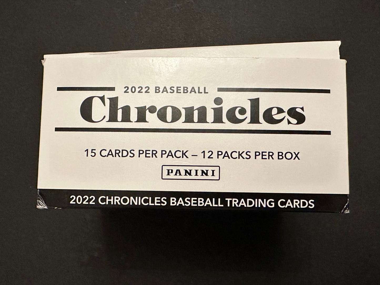 Panini 2022 Chronicles Baseball Value Pack Box Unsealed.